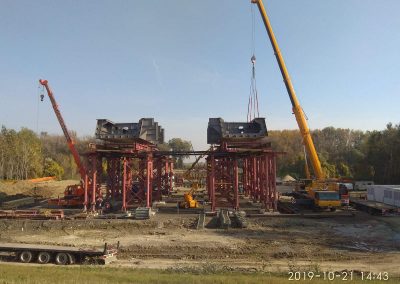 WKS Duna Polska - The bridge along the M44 motorway over the Tisza